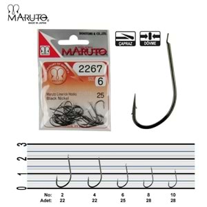 Maruto 2267 BN Tekli İğne Siyah