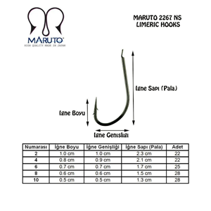 Maruto 2267 BN Tekli İğne Siyah