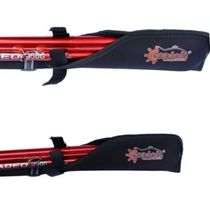 Captain 3P Surf Kamış Koruma Kılıf Askılı Lastikli 3mm Neopren Kumaş