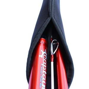 Captain 3P Surf Kamış Koruma Kılıf Askılı Lastikli 3mm Neopren Kumaş