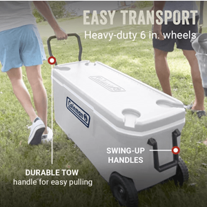 Coleman Xtreme Wheeled 100 QT Tekerlekli Soğutucu Marine Buzluk 94.6 Lt