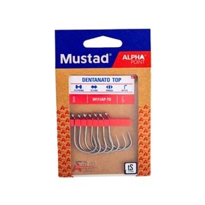 Mustad Alpha Point Dentanato Top 34111AP Olta İğnesi - 6/0-5Lİ