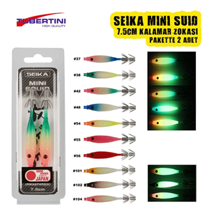 Seika Mini Squid Soft Trasparent 7,5Cm Kalamar Zokası
