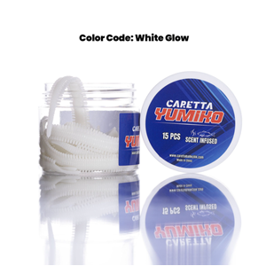 Caretta Yumiko 8cm Silikon Yem - WHITE GLOW