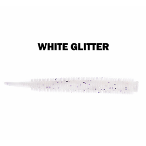 Caretta Yumiko 8cm Silikon Yem - WHITE GLITTER