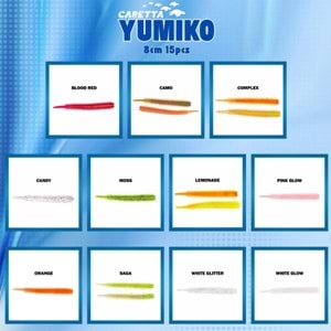 Caretta Yumiko 8cm Suni Yem Kavanoz 15 li