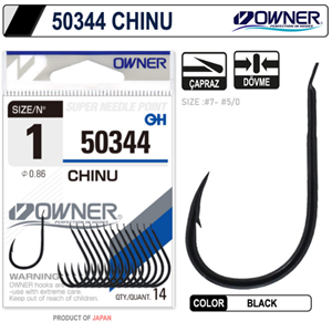 Owner 50344 Chinu Black İğne - 1