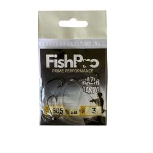 FishPro 3 İğneli Hazır Takım 505 0.40MM (Hırsızlı)
