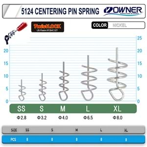 Owner 5124 Centering Pin Spring White Silikon Sabitleme Yayı