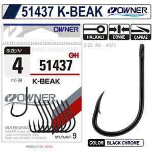Owner 51437 K-Beak Olta İğnesi - 2/0