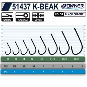 Owner 51437 K-Beak Olta İğnesi