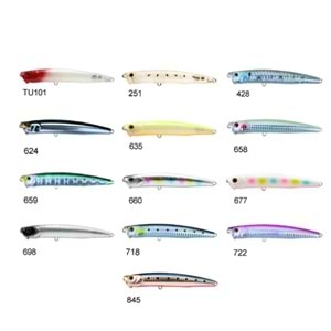 Zipbaits Skinny Pop Floating 130mm Su Üstü Popper 24gr Maket Balık