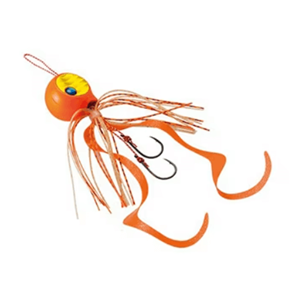 Shimano Lure Engetsu Tiger Baku Baku Tai Rubber Jig 80gr - 61T CURLY ORANGE
