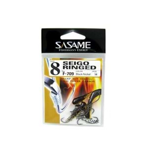 Sasame F-709 BL Nickel Seigo Ringed İğne - 1/0