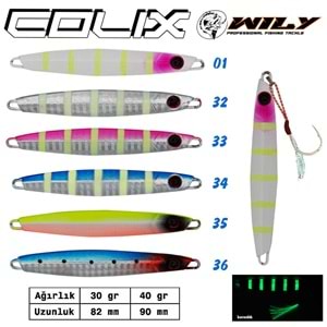 Wily Colix Jig 30 Gr 82 mm Jig Yem