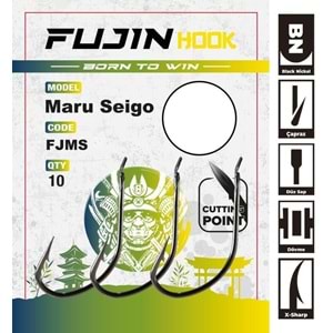 Fujin Maru Seigo Deliksiz Çapraz Olta Kancası - 12