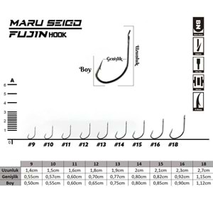Fujin Maru Seigo Deliksiz Çapraz Olta Kancası