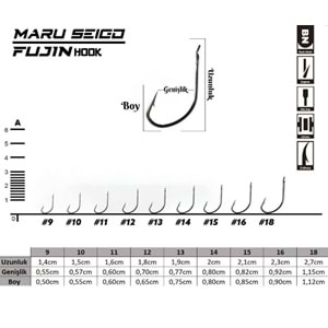 Fujin Maru Seigo Deliksiz Çapraz Olta Kancası