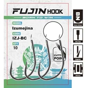 Fujin Izumejina Deliksiz Çapraz Olta Kancası - 14