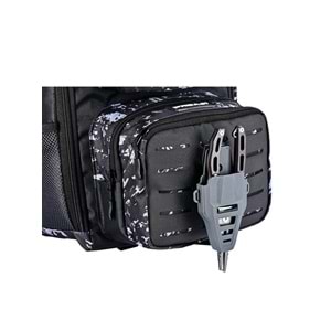 Fujin ProAji Back Pack Black Camo Balıkçı Sırt Çantası