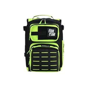 Fujin ProAji Back Pack Black Lime Balıkçı Sırt Çantası