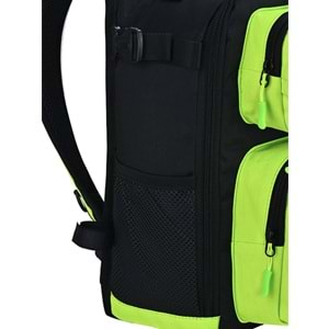 Fujin ProAji Back Pack Black Lime Balıkçı Sırt Çantası