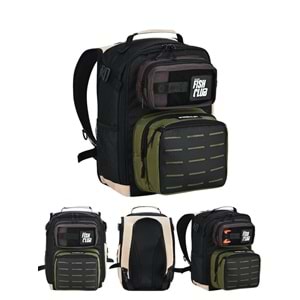 Fujin ProAji Back Pack Green Beige Balıkçı Sırt Çantası