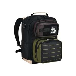 Fujin ProAji Back Pack Green Beige Balıkçı Sırt Çantası