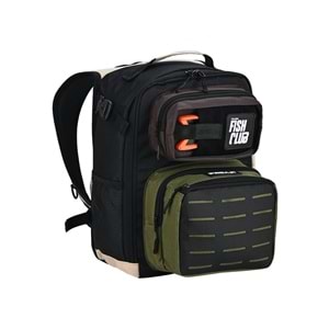 Fujin ProAji Back Pack Green Beige Balıkçı Sırt Çantası