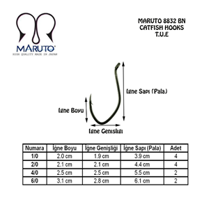 Maruto 8832 Bn İğne - 2/0