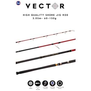 Caretta Vector 3.05 m 60-150 g Shore Jig Rod