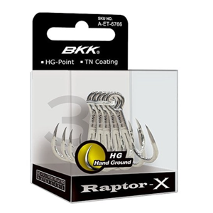 Bkk Raptor-X Üçlü Olta İğnesi - 1/0