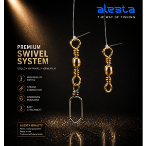 Alesta Green Sparkle Rig X0244 Çapari - 0.37MM NO:6