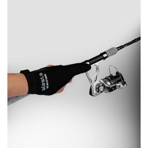 Alesta Atış Eldiveni Neoprene Deri Siyah - S