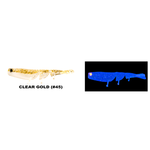 Daiwa Bait Junkie Prawn 6 Cm Silikon Karides Yem - CLEAR GOLD