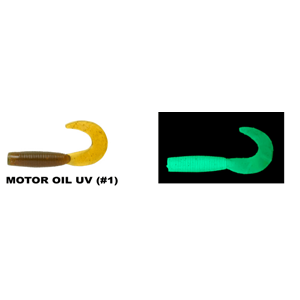 Daiwa Bait Junkie Grub 6.35 Cm Silikon Yem - MOTOR OIL UV