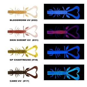 Daiwa Bait Junkie Risky Critter 7.62 Cm Silikon Yem (6 Adet)