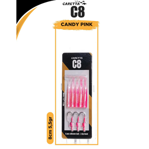Caretta C8 8cm 5.5g Silikon Yem - CANDY PINK