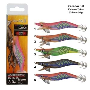 Aqua Salty Cazador Squid Jig Kalamar Zokası 120Mm 16G 3.0