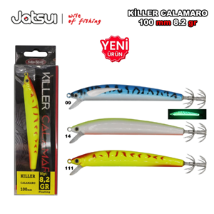 Jatsui Killer Calamaro 8.2 gr 100 mm Kalamar Zokası - 14