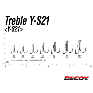 Decoy Y-S21 Standart Treble Üçlü İğne - 3