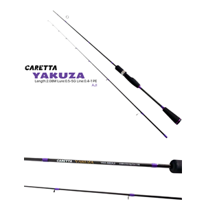 Caretta Yakuza Aji 0.5-5g 2.08m 0.4-1 Pe Lrf Olta Kamışı
