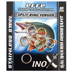 EFFE Split Ring Forged Paslanmaz Dövme Çelik Olta Halkası