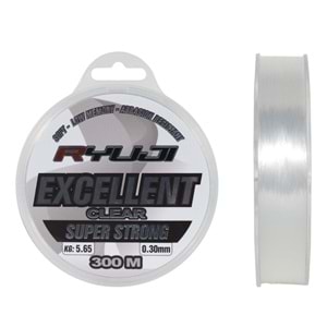 Ryuji Excellent 300m Clear Misina - 0.30MM