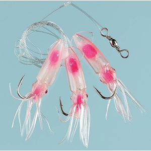 Fladen Pink Squid 3 Köstek Hazır Takım - 4/0