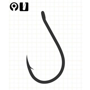 Fudo 1101 Chinu W/Ring Black Nikel İğne - 3/0