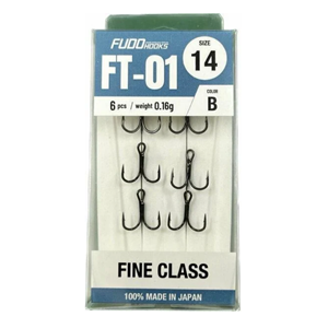 Fudo 2231 Treble Fine Class FT-01 Black Nikel Üçlü İğne - 6