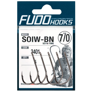 Fudo 3401 Soi Black Nikel İğne - 4/0