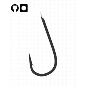 Fudo 3701 Marukaizu Short Black Nikel İğne