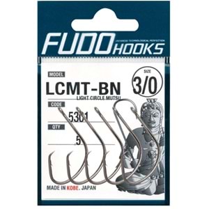 Fudo 5301 Light Circle Mutsu Black Nikel İğne